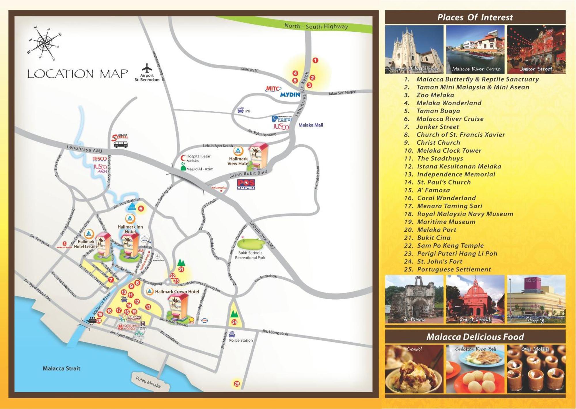 Hallmark Crown Hotel Malacca Bagian luar foto